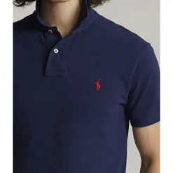 Polo Ralph Lauren Custom Slim Fit Mesh Polo Newport navy/c3870 Clearance