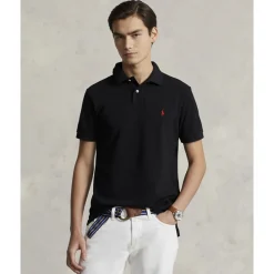Custom Slim Fit Mesh Polo><noscript><img width=