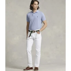 Custom Slim Fit Mesh Polo><noscript><img width=