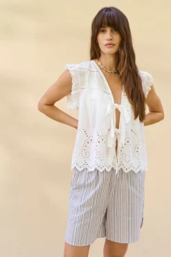 Culture CUtwila Shorts Blue stripe Best