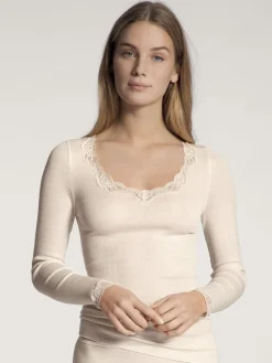 Calida DAMEN Top langarm Light ivory New