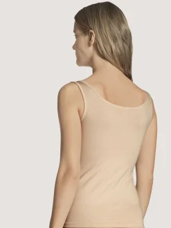 Calida DAMEN Top ohne Arm Rose teint New