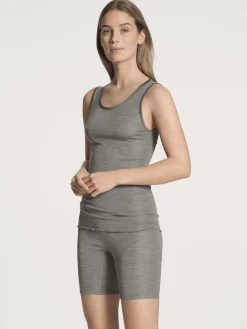 DAMEN Top ohne Arm><noscript><img width=