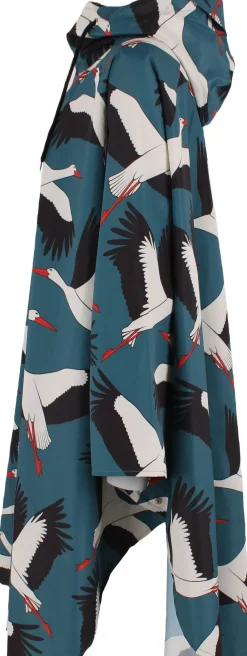 Dame Danefæ Danebodil Rainponcho Dk Slate BIGSTORK