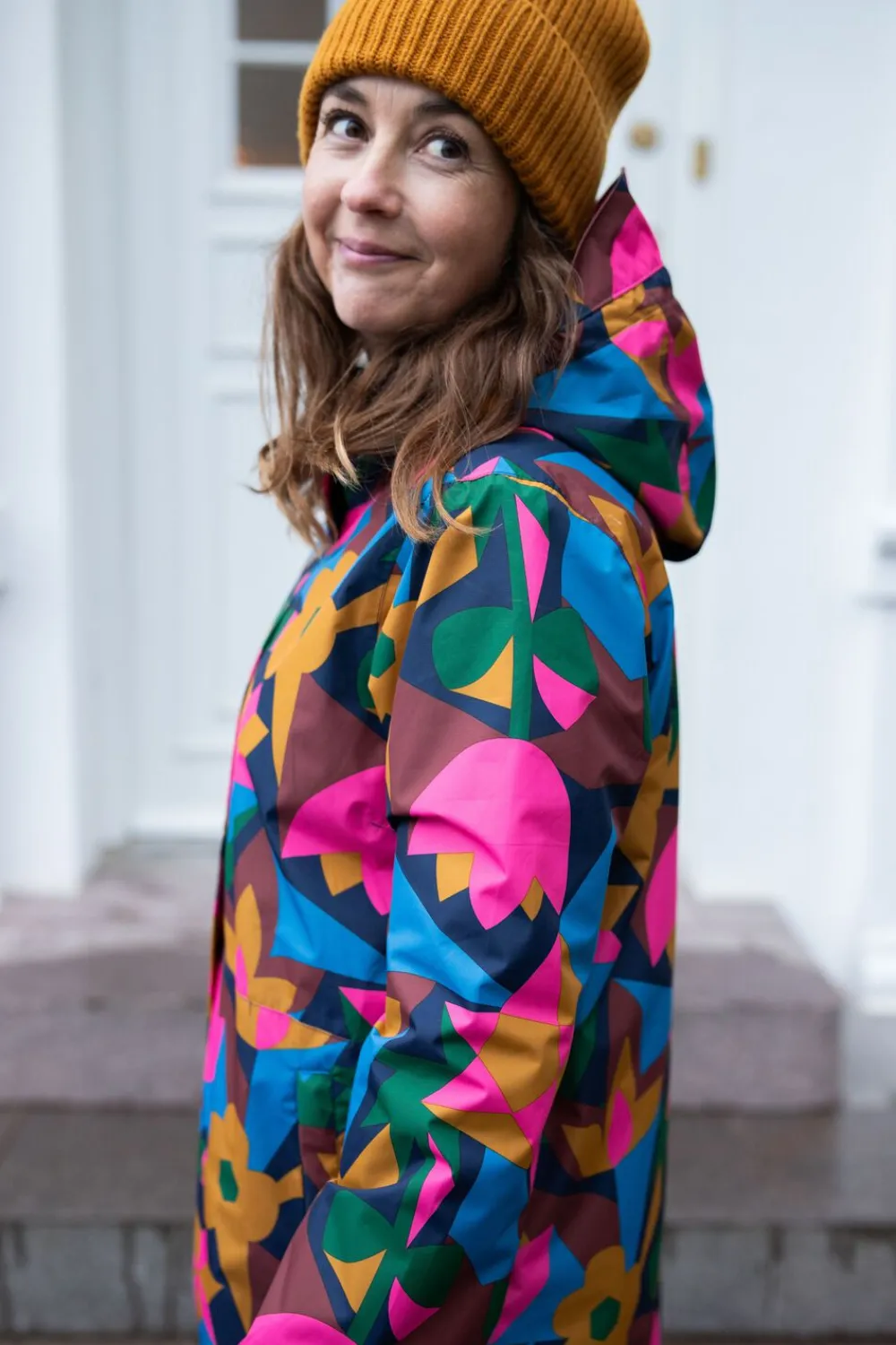 Danedith Rain Coat Dk Navy GEOFLEUR>Danefæ Outlet