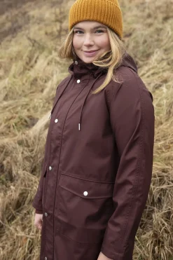 Danefæ Danegarden Raincoat Dark bordeaux Best