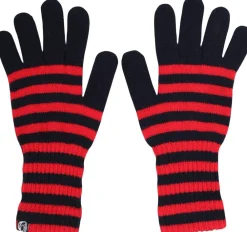 Danegoose Wool Gloves Dk Navy/Bright Red>Danefæ Discount