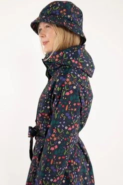 Danefæ Danelisabeth Raincoat Dk Navy BOTANICAL Blå Hot