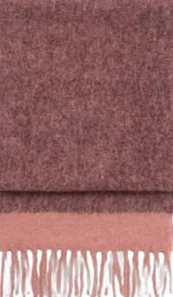 DAY ET Day Lux Wool Block Scarf Chocolate plum Hot