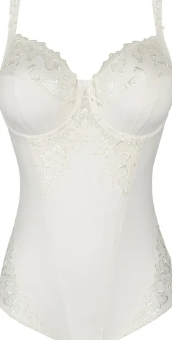 PrimaDonna Deauville full cup bodystocking Råhvid Outlet