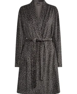 Dame Decoy short velour robe