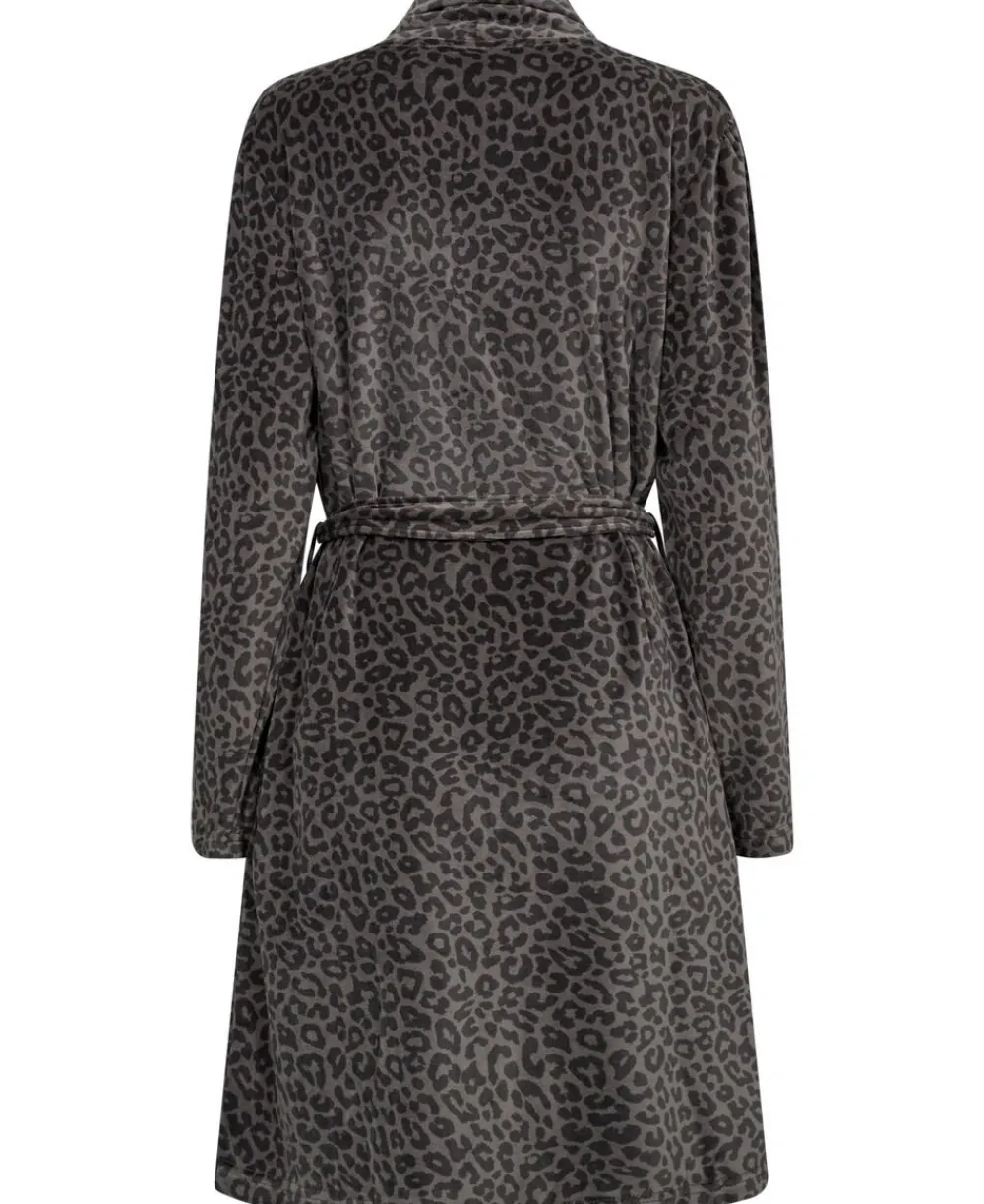 Dame Decoy short velour robe