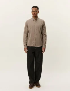 Les Deux Desert Reg Shirt Lead gray