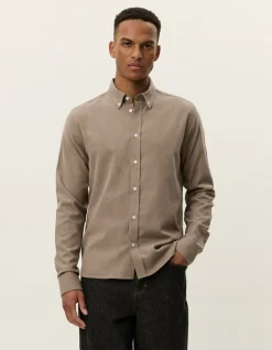 Les Deux Desert Reg Shirt Lead gray
