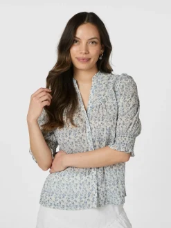 Diana Misty Floral Blouse>Neo Noir Hot