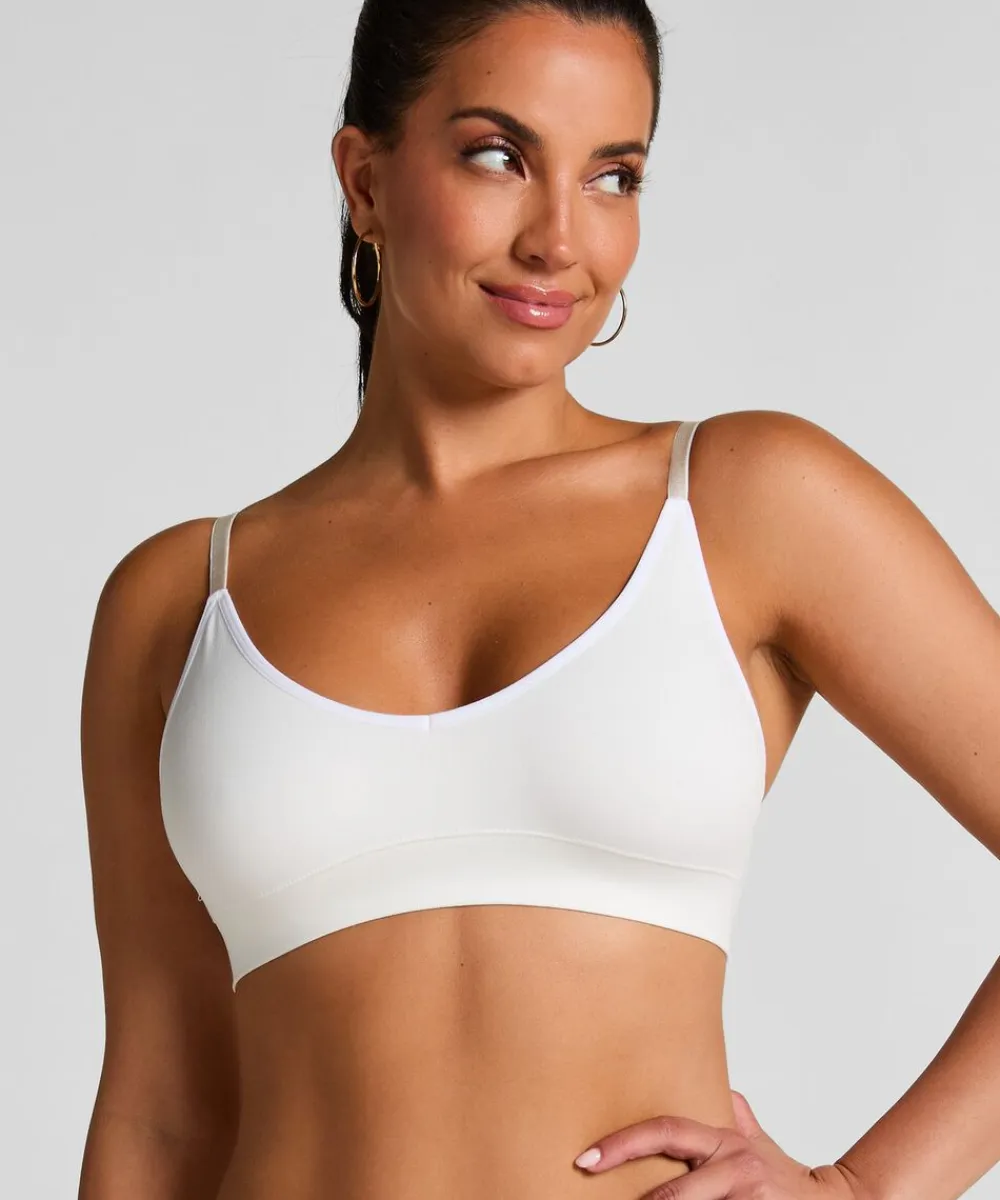 Hunkemöller Dide Triangle Bralette Snow white Hot