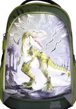 Dino World Skolerygsæk Reflector Hot