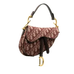Dior Vintage Dior Saddle Bag Red Best