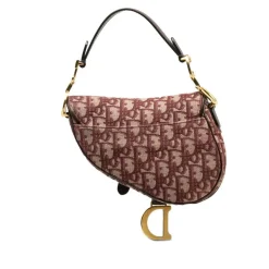 Dior Vintage Dior Saddle Bag Red Best