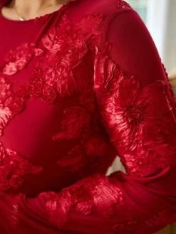 Dirina Big Flower Mesh Dress><noscript><img width=