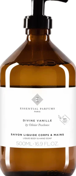 DIVINE VANILLE BY OLIVIER PESCHEUX HAND AND BODY SOAP 500ML>Essential Parfums Clearance