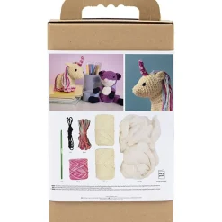 Børn Creativ Company DIY Kit Amigurumi, Enhjørning