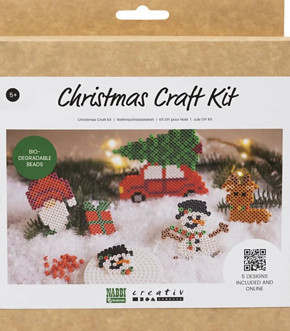 DIY Kit BioBeads , Julebil, rensdyr, snemand, nisse og gave>Creativ Company Outlet