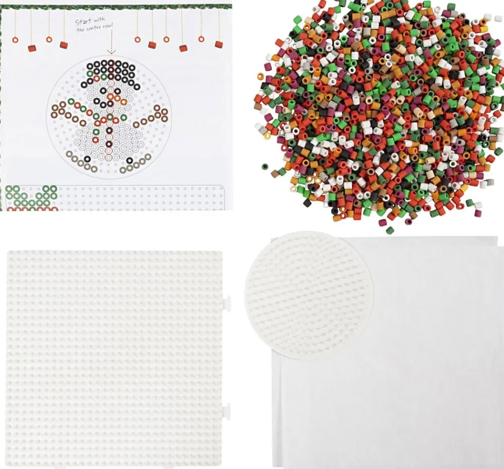 DIY Kit BioBeads , Julebil, rensdyr, snemand, nisse og gave>Creativ Company Outlet