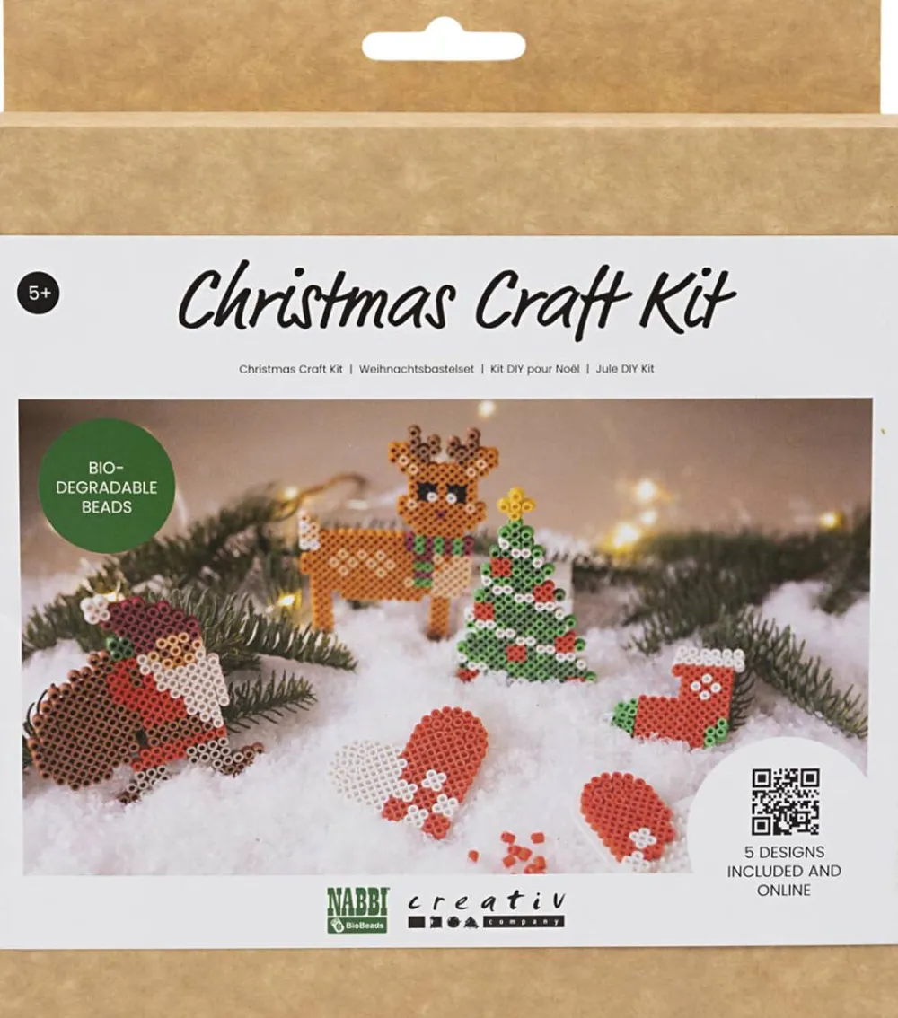 DIY Kit BioBeads , Julemand, julesok, julehjerte, juletræ o>Creativ Company