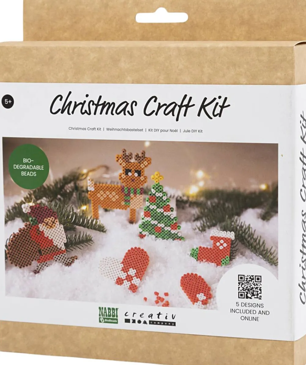 DIY Kit BioBeads , Julemand, julesok, julehjerte, juletræ o>Creativ Company