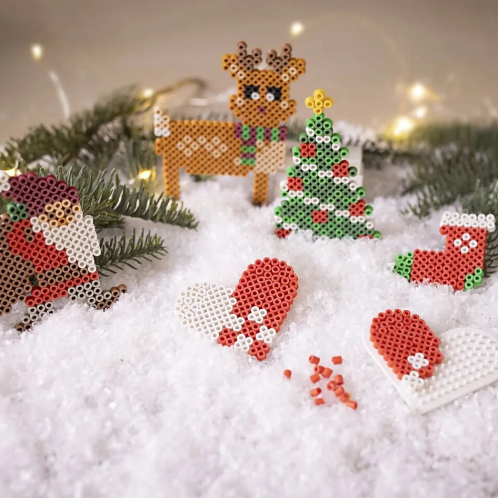 DIY Kit BioBeads , Julemand, julesok, julehjerte, juletræ o>Creativ Company