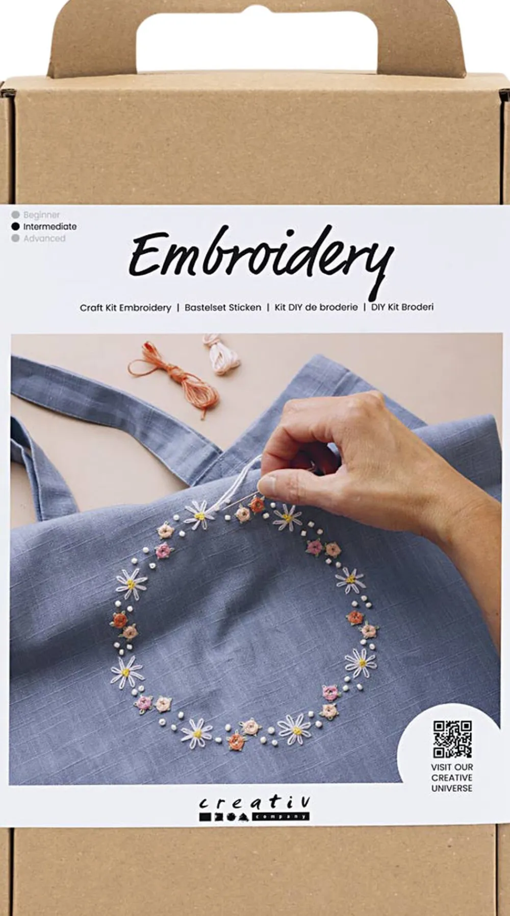 DIY Kit Broderi, Mulepose>Creativ Company Best