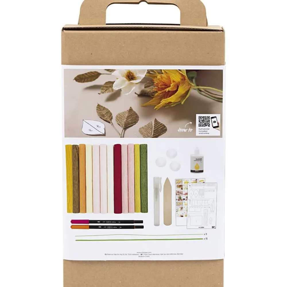 DIY Kit Crepepapir, Buket, Stræk/crepe: 180%>Creativ Company Discount