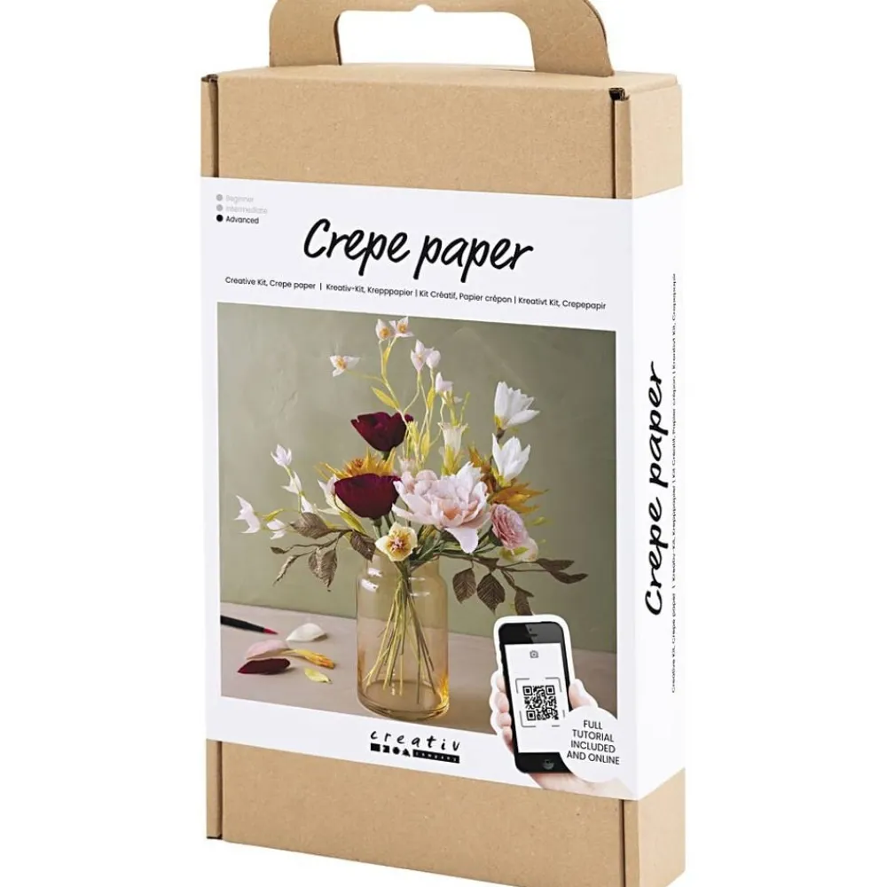 DIY Kit Crepepapir, Buket, Stræk/crepe: 180%>Creativ Company Discount