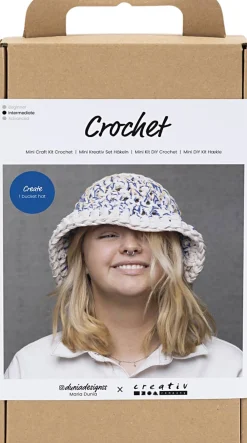 DIY Kit Hækle, Chunky bøllehat>Creativ Company Sale