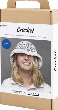 DIY Kit Hækle, Chunky bøllehat><noscript><img width=