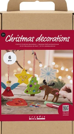 Børn Creativ Company DIY Kit Julepynt, Farvelægning