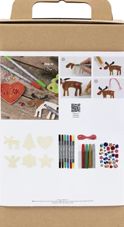 Børn Creativ Company DIY Kit Julepynt, Farvelægning