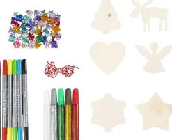 Børn Creativ Company DIY Kit Julepynt, Farvelægning