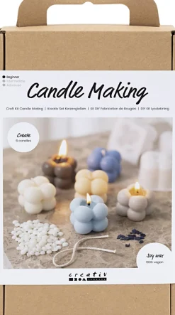 DIY Kit Lysstøbning, Bubble soyalys>Creativ Company Discount