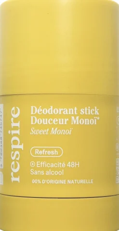 Respire Déodorant Stick Douceur de Monoï - Efficacité 48H