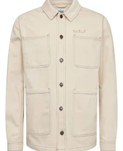 Magasin du Nord Collection Domenic 3G overshirt Natural denim Clearance