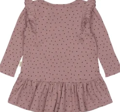 Børn PETIT PIAO Dress L/S Frill Modal heart