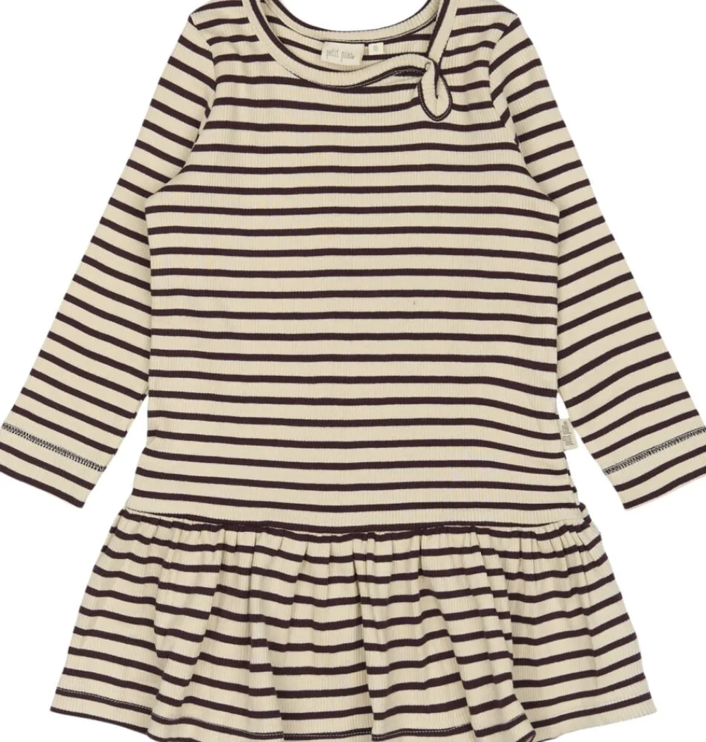 Dress L/S Modal Striped>PETIT PIAO Best