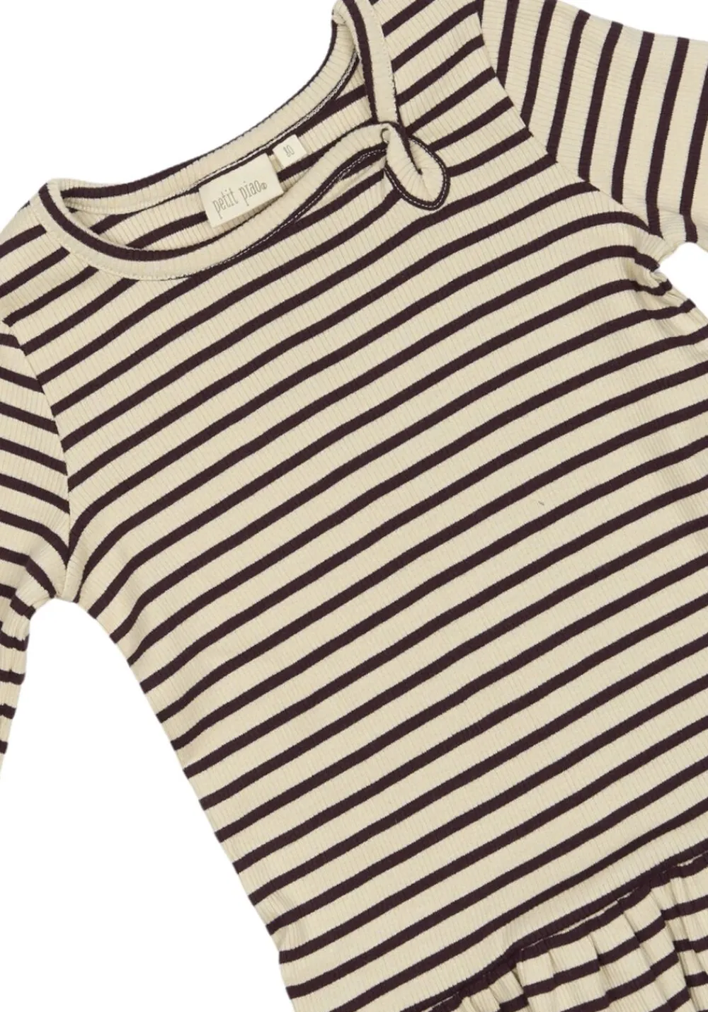 Dress L/S Modal Striped>PETIT PIAO Best