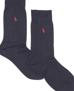 Polo Ralph Lauren Dress Sock 2-Pack Blå New