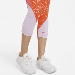 Nike Dri Fit One Capri Traeningstights Orange Sale