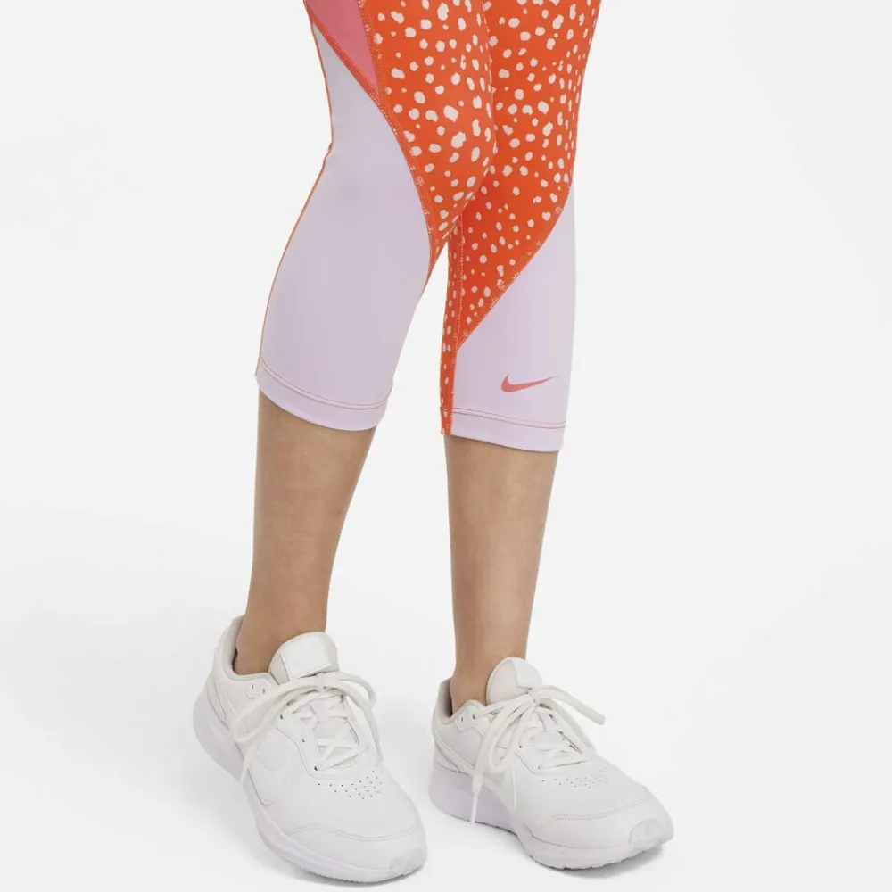 Nike Dri Fit One Capri Traeningstights Orange Sale