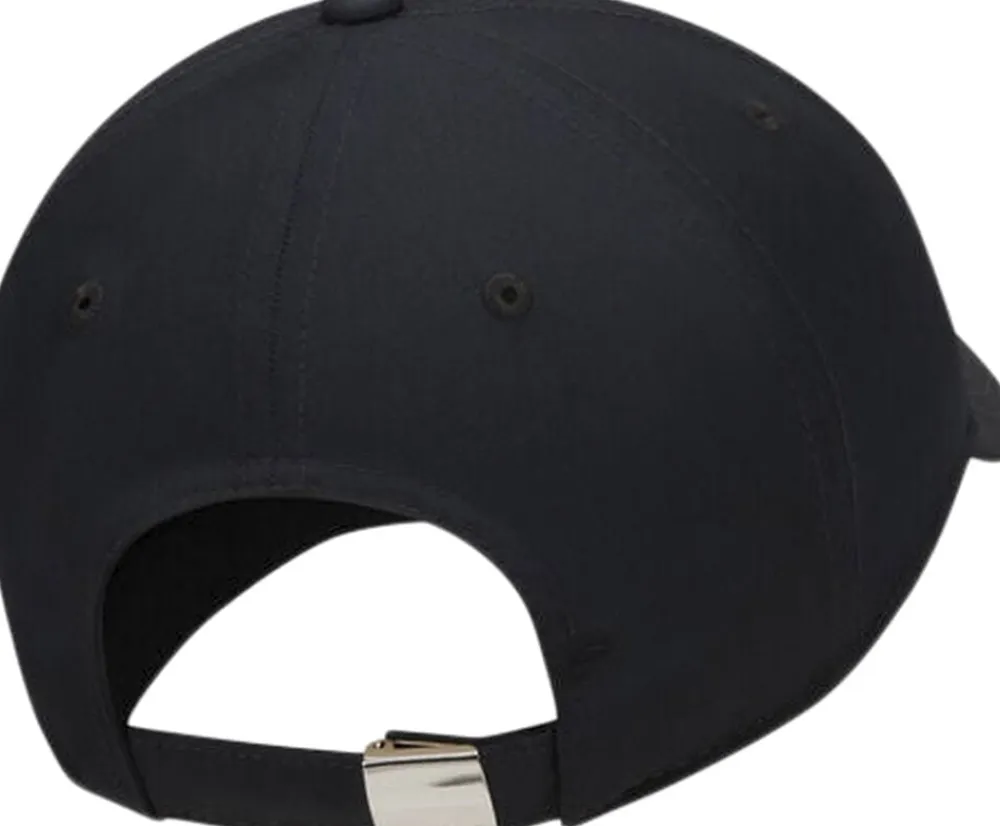 Nike Dri-FIT Club Unstructured Metal Swoosh kasket Sort Best