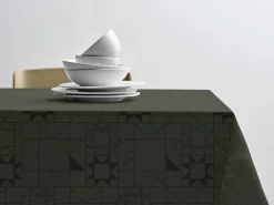 Dug 140x370 Star Damask Forest green>Södahl Discount